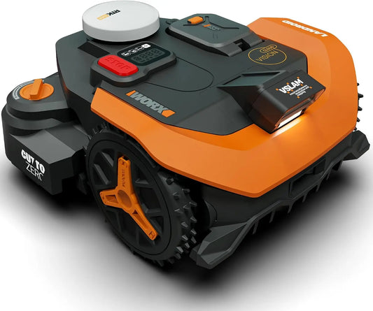 WORX Robot Lawn Mower for 1 Acre, No Perimeter Wire, WR340, Remote Control, Bluetooth Connectivity
