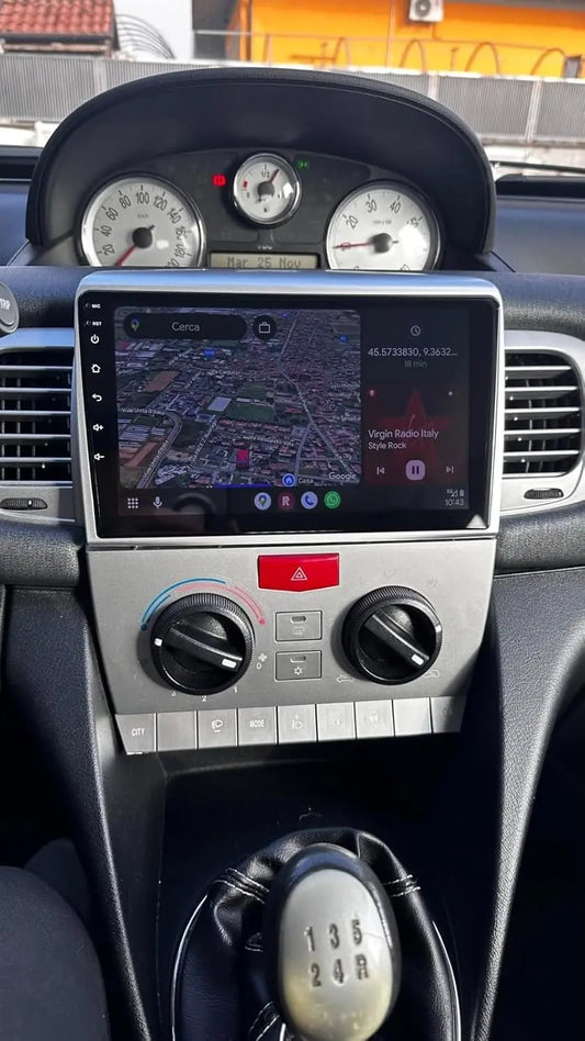 9 Inch Android 15 for Lancia Ypsilon Stereo GPS Carplay 2006-2011 Octa core 4+64GB, Touch Controls, Bluetooth Connectivity