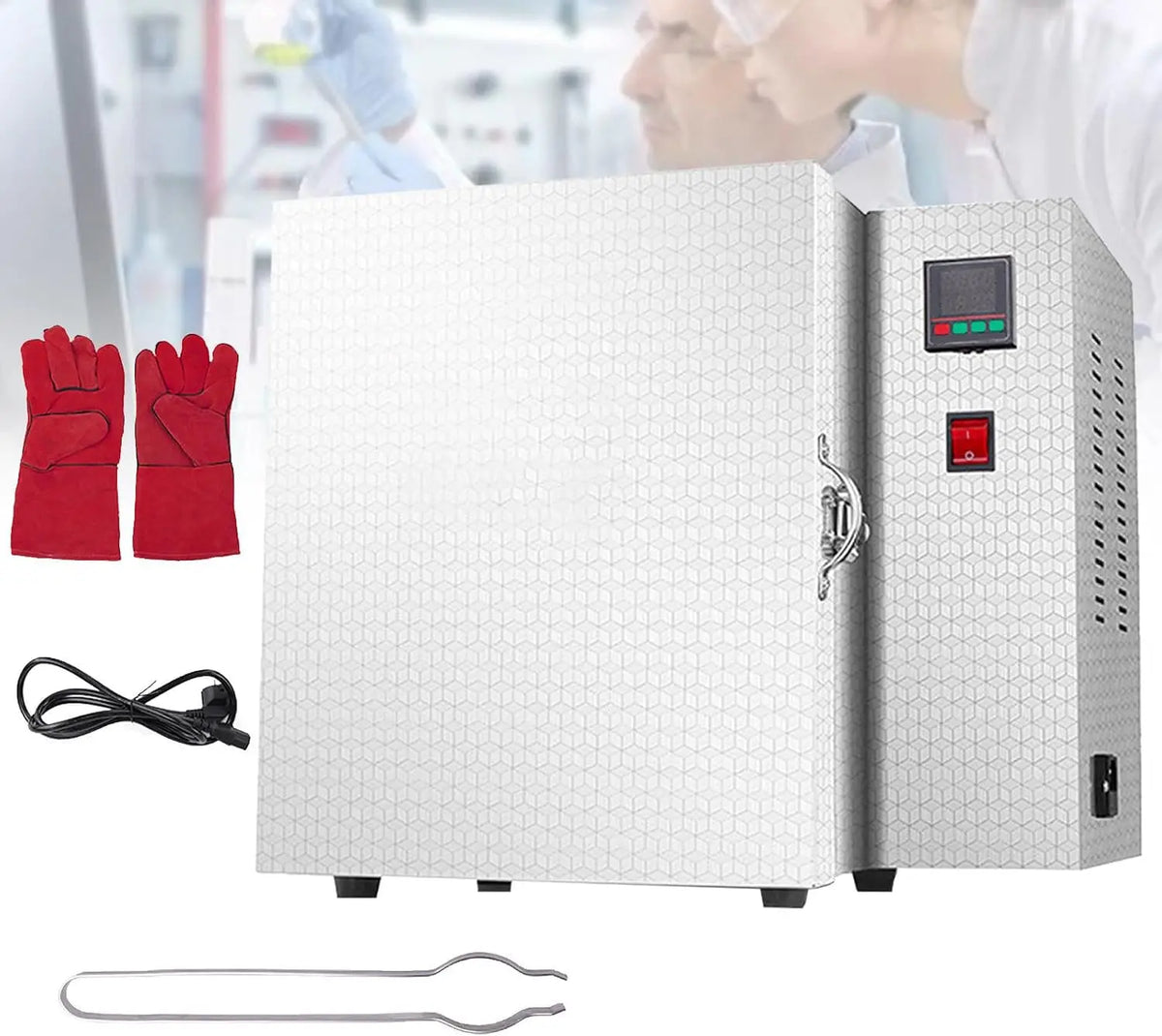 Jewelry Casting Furnace Oven, 1500W High-Temperature Electric Machine for Jewelers and Craftsmen, Reaches 800°C, A.StandardModel