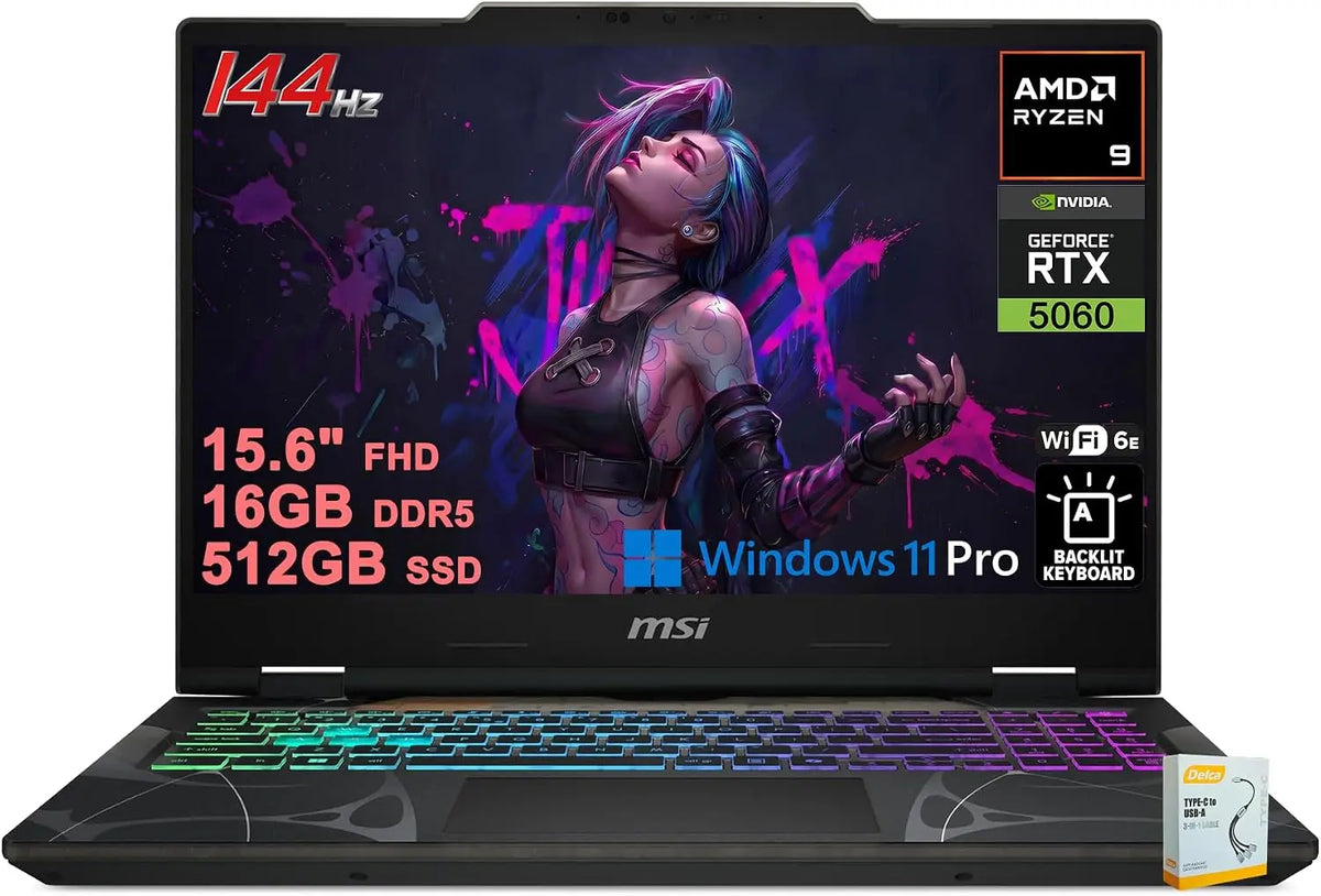 MSI Cyborg 15 Gaming AI Laptop, Wi-Fi Connectivity