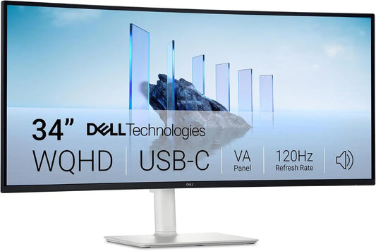 Dell 34 Monitor S3425DW, WQHD VA, 120Hz, FreeSync, Eye Comfort