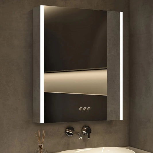 36 Inch 24 x Medicine Cabinet with Mirror and LED Light for Bathroom
