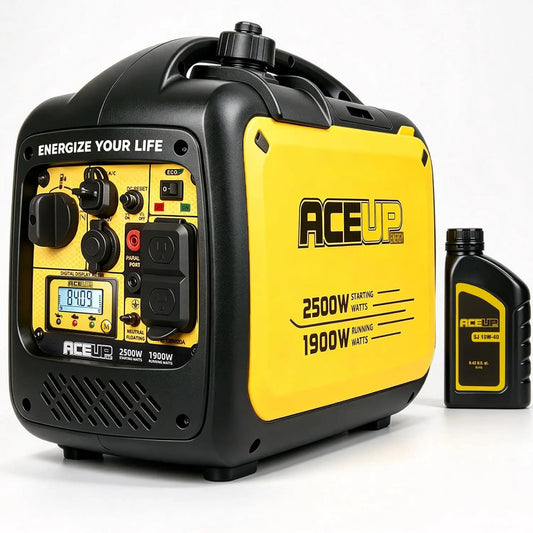 Aceup 2500 Watt Energy Portable Gas Inverter Generator for Camping