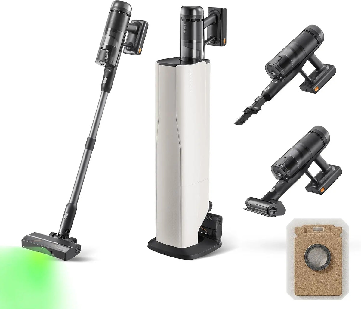 roborock H60 Hub Ultra-N Cordless Stick Vacuum with Auto-Empty Dock, 210AW, LED Display