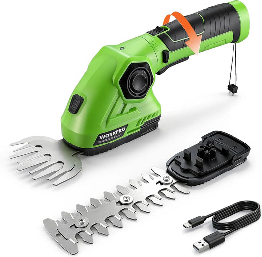 WORKPRO - 7.2V Cordless Grass Shear & Shrubbery Trimmer