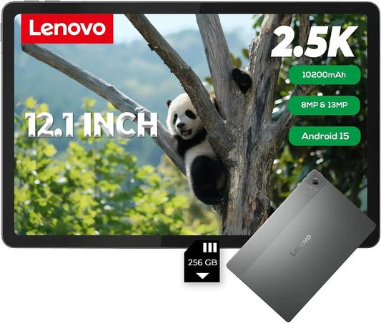Lenovo Idea-Tab-Plus 12.1-inch 2.5K Tablet, Android 15, WiFi, Long Battery, Touch Controls, Bluetooth Connectivity