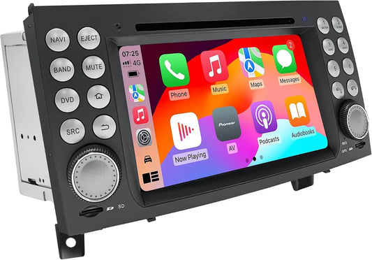 7 Inch Android Car Stereo Radio for Mercedes-Benz SLK-Class R171 2004-2011 SLK200 SLK280 SLK300 SLK350, SLK55,Wireless CarPlay Android Auto
