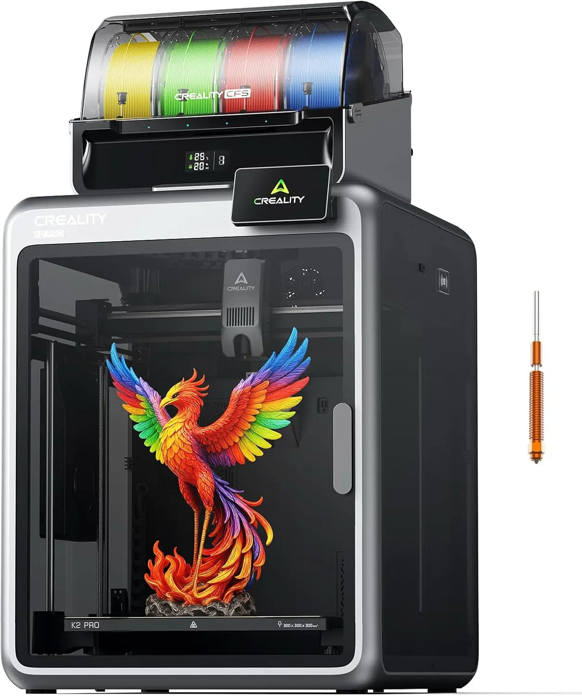 Creality K2 Pro Combo A 3D Printer, Multicolor 3D Printer with CFS