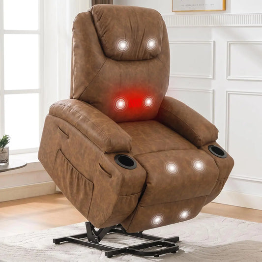Garvee Power Lift Recliner Chair, with Footrest for Elderly Single Sofa