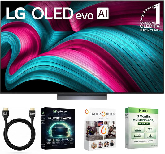 LG 77-Inch C5 Series OLED evo 4K Smart TV w/Dolby Vision & Dolby Atmos, HDR10, 144Hz