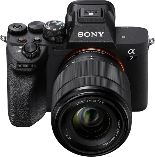 Sony 70mm Alpha a7 IV Mirrorless Camera with 28- Lens Black