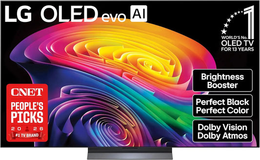 LG 65-Inch Class OLED evo AI 4K C6 Series Smart Television, 2026 Model