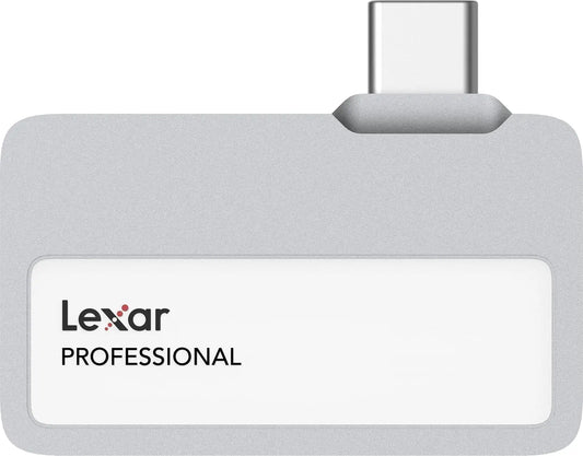 Lexar 2TB Professional Go Portable SSD, Supports Apple 4K 60fps ProRes, Up to 1050MB/s, USB 3.2 Gen 2, Rugged, IP65, External SSD LSL400X002T-RNSNU