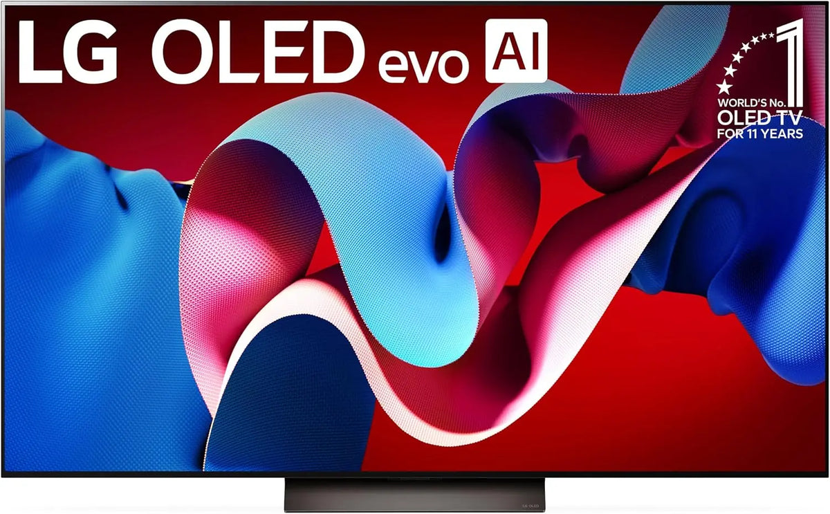 LG 65-Inch Class OLED evo C4 Series Smart TV 4K Processor Flat Screen, with Magic Remote AI-Powered with Alexa Built-in OLED65C4PUA, 2024