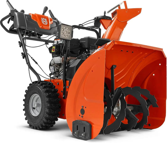 Husqvarna ST224 Snow Blower, 212-cc 5.9-HP, 24-Inch Snow Thrower, Friction Disc Transmission, Orange