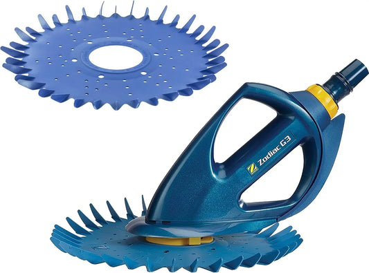 Zodiac Baracuda G3 Kit, with Advanced Suction Side Automatic Pool Wall/Floor Cleaner and Additional Finned Disc