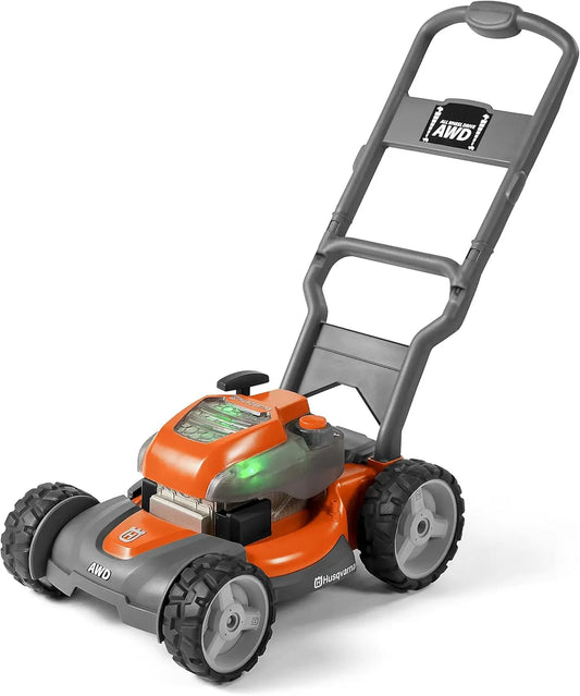 Husqvarna Toy Lawn Mower with Realistic Sounds and Light-Up Engine - Toddler Lawn Mower Toy for Ages 2 and Up