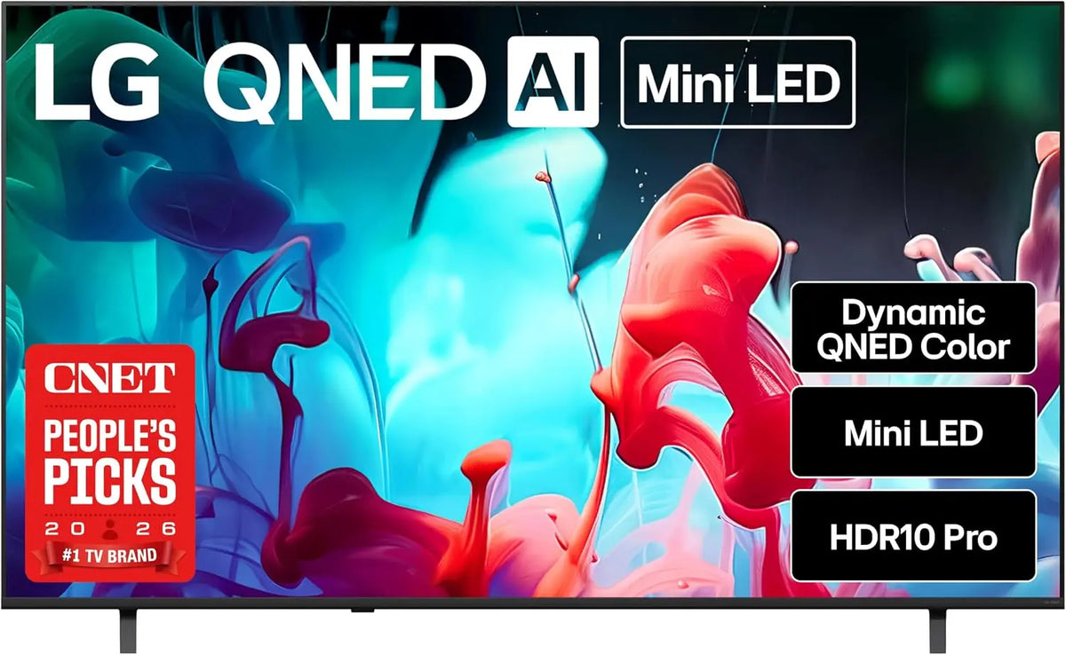 LG 75-Inch QNED AI 4K QNED73B Series Mini LED Smart Television, 2026 Model